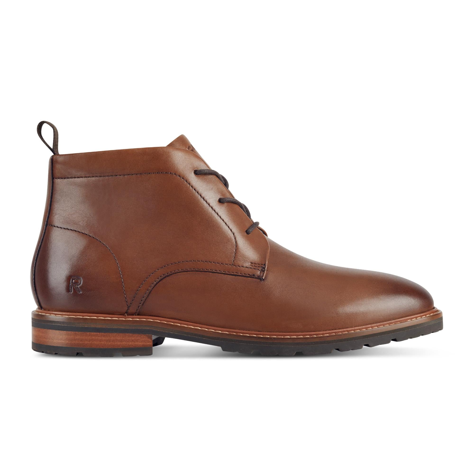 Rockport Men CASPE LACEUP BRITISH TAN/JAVA/COW COCHIN – Rockport