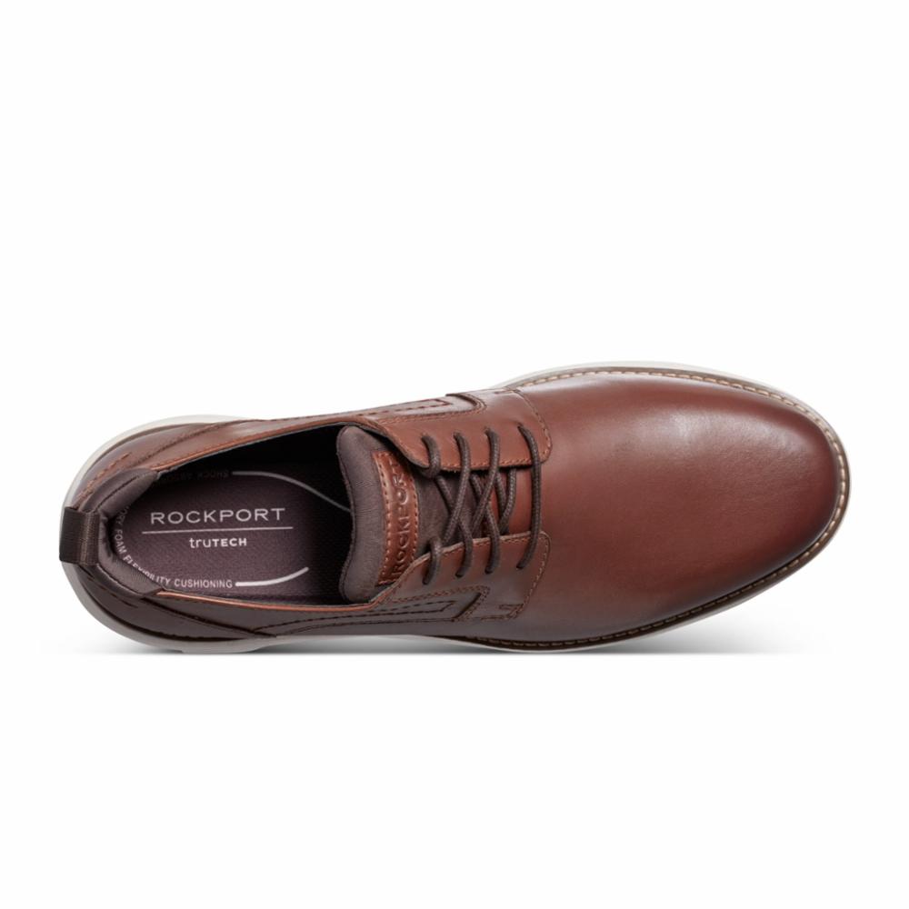 Rockport Men  CANTON LACEUP BRITISH TAN/JAVA19-1016TPG/HAN