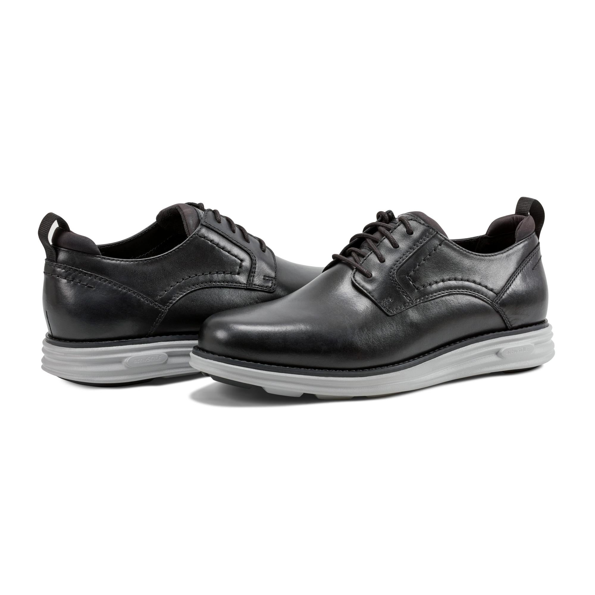 Rockport Men  CANTON LACEUP BLACK/BLACK/BLACK/HANOVER GR