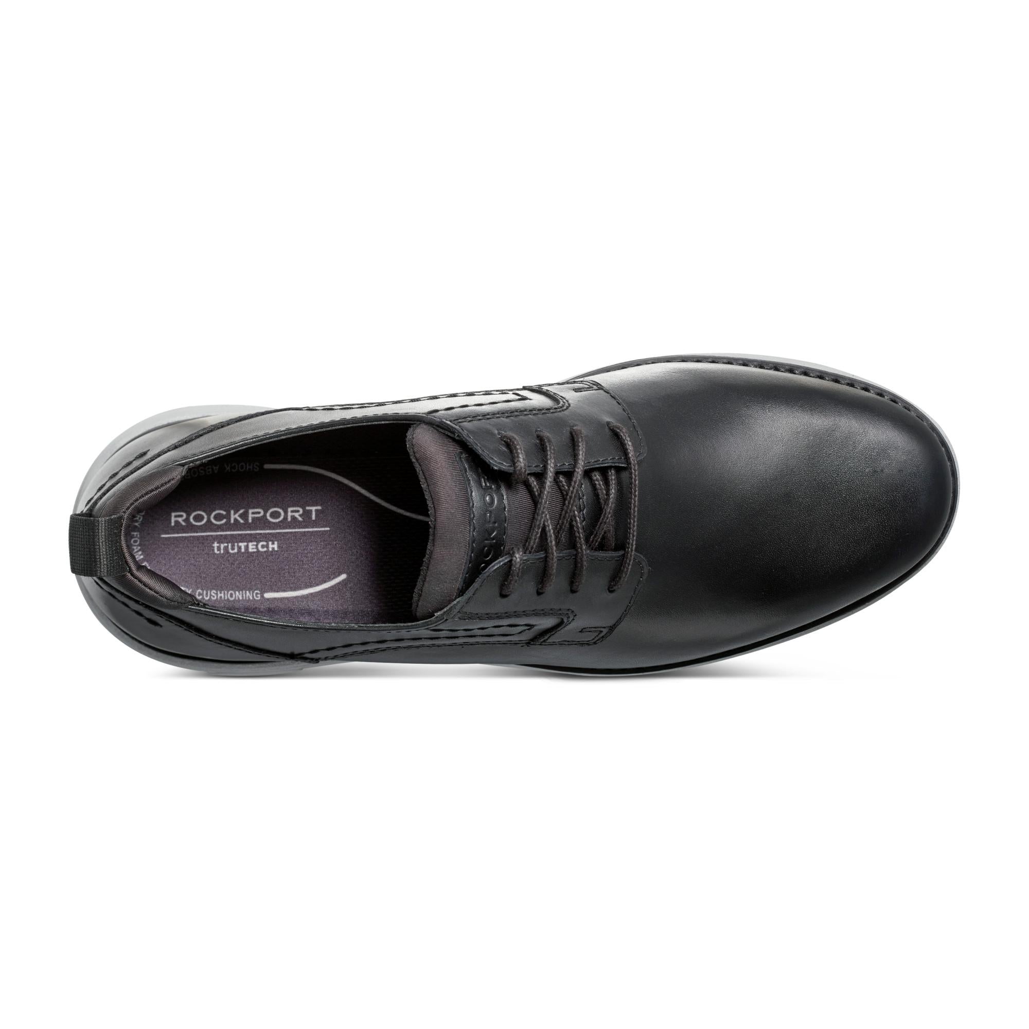 Rockport Men  CANTON LACEUP BLACK/BLACK/BLACK/HANOVER GR