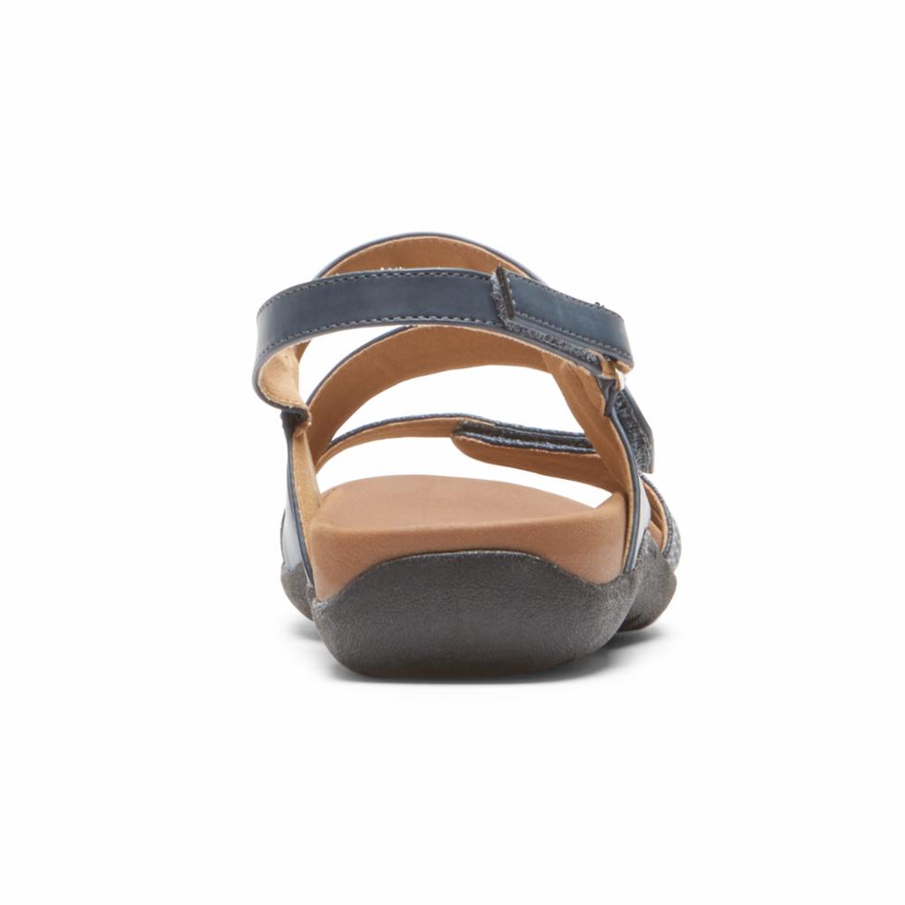Rockport Women RIDGE RIDGE ASYM VELCRO BLUE