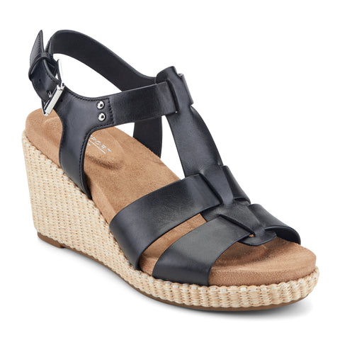 ROCKPORT WOMEN BELLE SANDAL BLACK