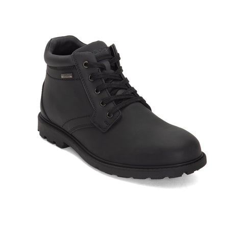 ROCKPORT MEN STORM SURGE PLAIN TOE BOOT BLACK
