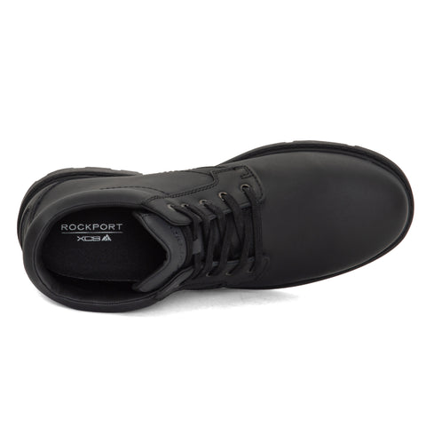 ROCKPORT MEN STORM SURGE PLAIN TOE BOOT BLACK