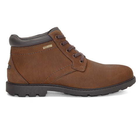ROCKPORT MEN STORM SURGE PLAIN TOE BOOT TAN