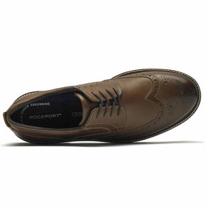 Rockport Men MARSHALL WING TIP FAWN