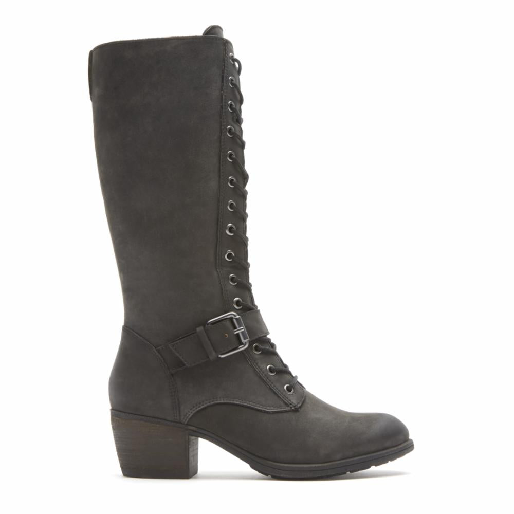 Cobb Hill ANISA TALL LACE BOOT BLACK