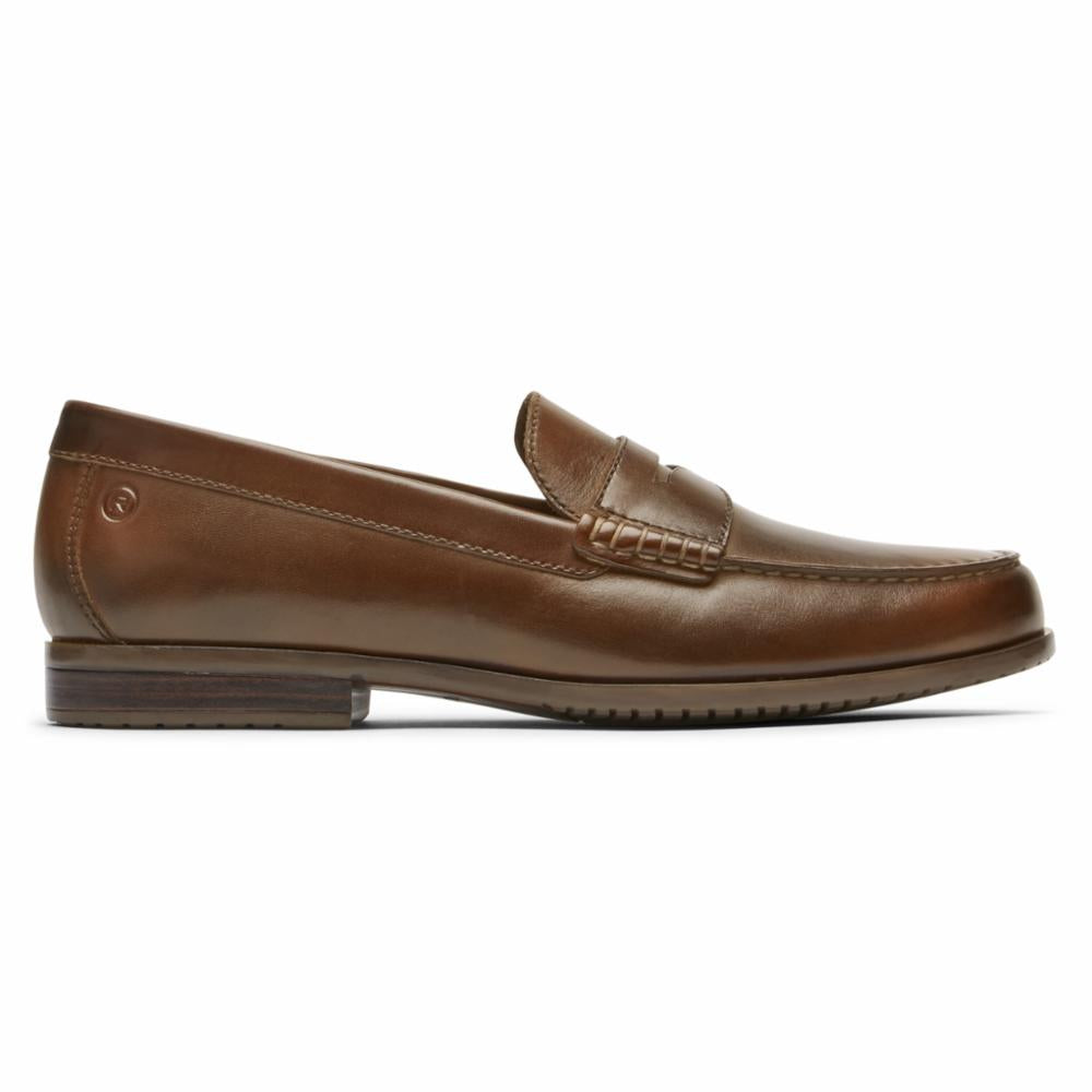 Rockport Men CLASSICLOAFER LITE 2 CURTYS PENNY COGNAC