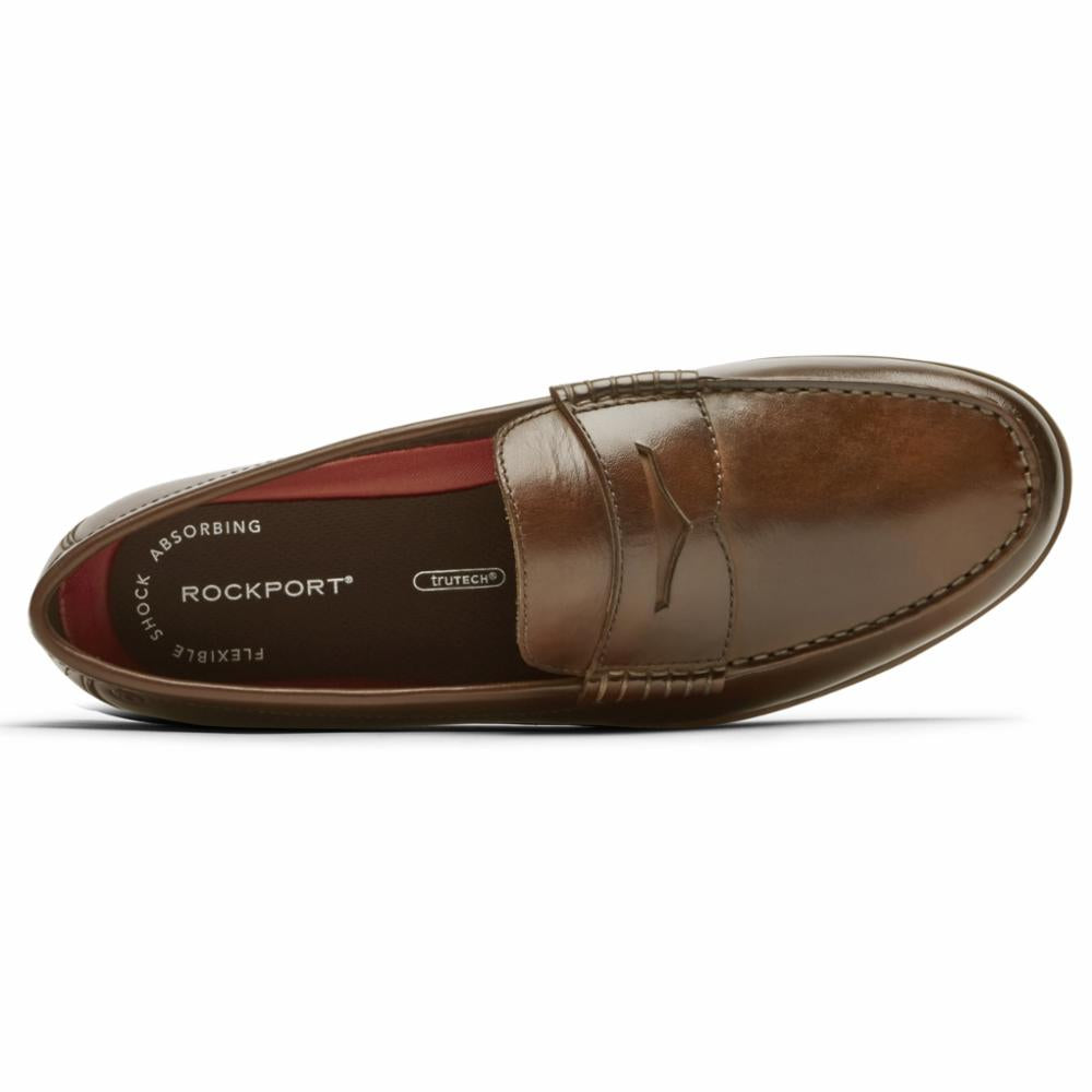 Rockport Men CLASSICLOAFER LITE 2 CURTYS PENNY COGNAC