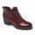 Cobb Hill ANISA VCUT BOOTIE BURGUNDY LEATHER