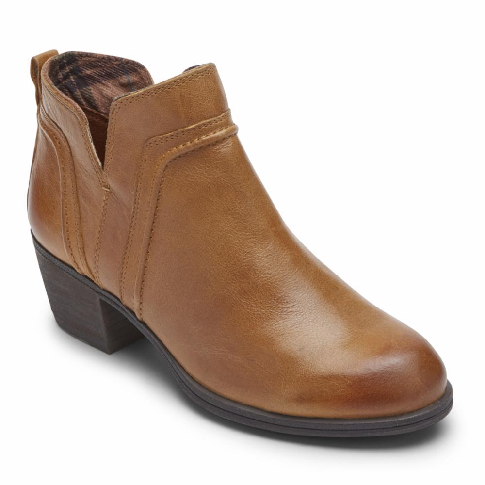 Cobb Hill ANISA VCUT BOOTIE YELLOW AMBER LEATHER