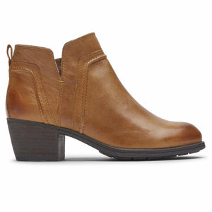 Cobb Hill ANISA VCUT BOOTIE YELLOW AMBER LEATHER