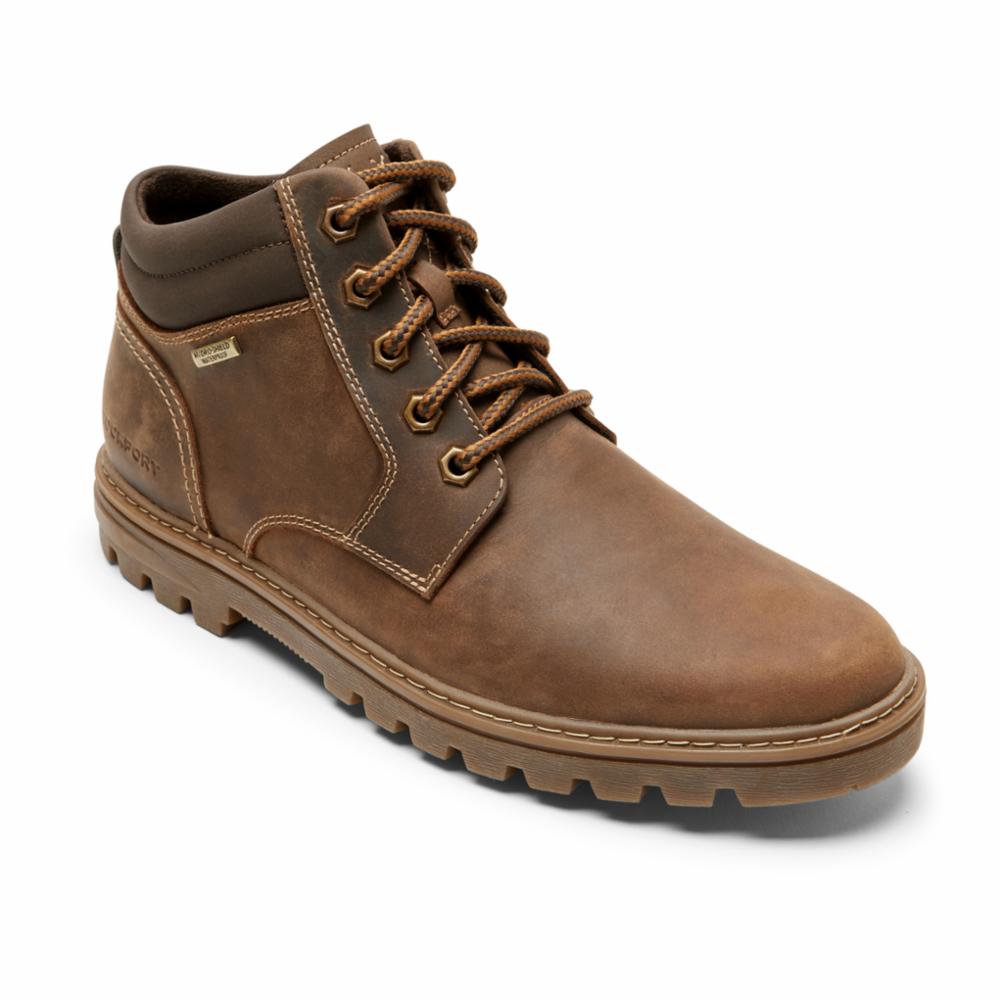 Rockport Men WEATHER OR NOT PT BOOT NEW TAN LEA/SDE – Rockport Canada