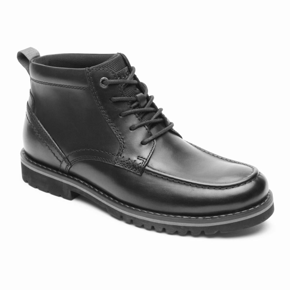 Rockport Men MITCHELL MOCBOOT BLACK Rockport Canada
